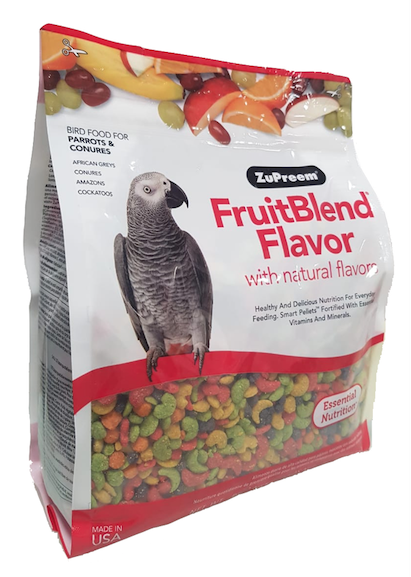 FRUITBLEND FLAVOR MEDIUM & LARGE PARROT FOOD 2LB (0.91KG)