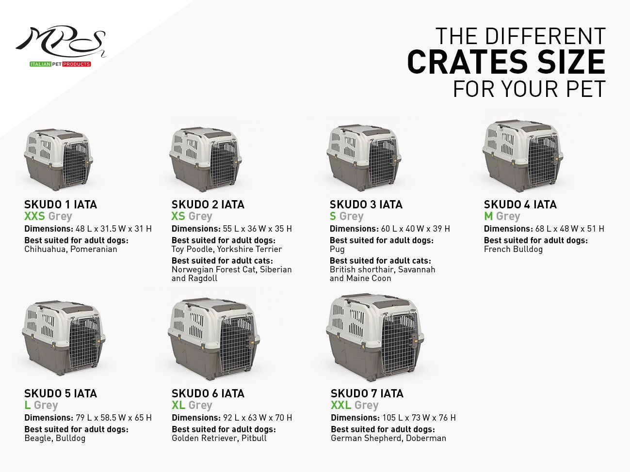 SKUDO 3 IATA L60XW40XH39 - S GREY