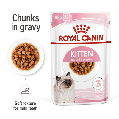 FELINE HEALTH NUTRITION KITTEN GRAVY (WET FOOD - POUCHES)